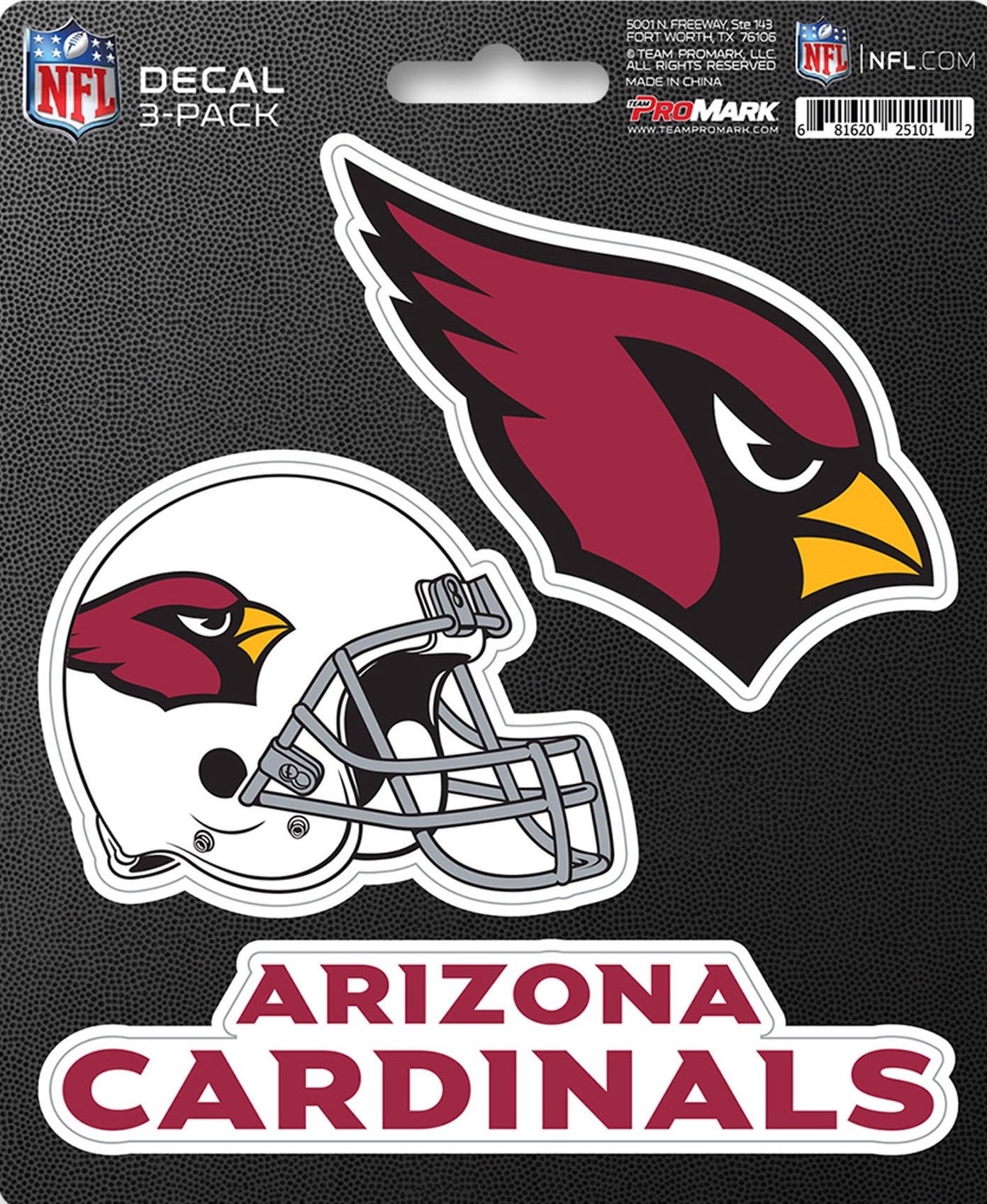 NFL Official Team Sticker Mats - Set of 3 Stickers