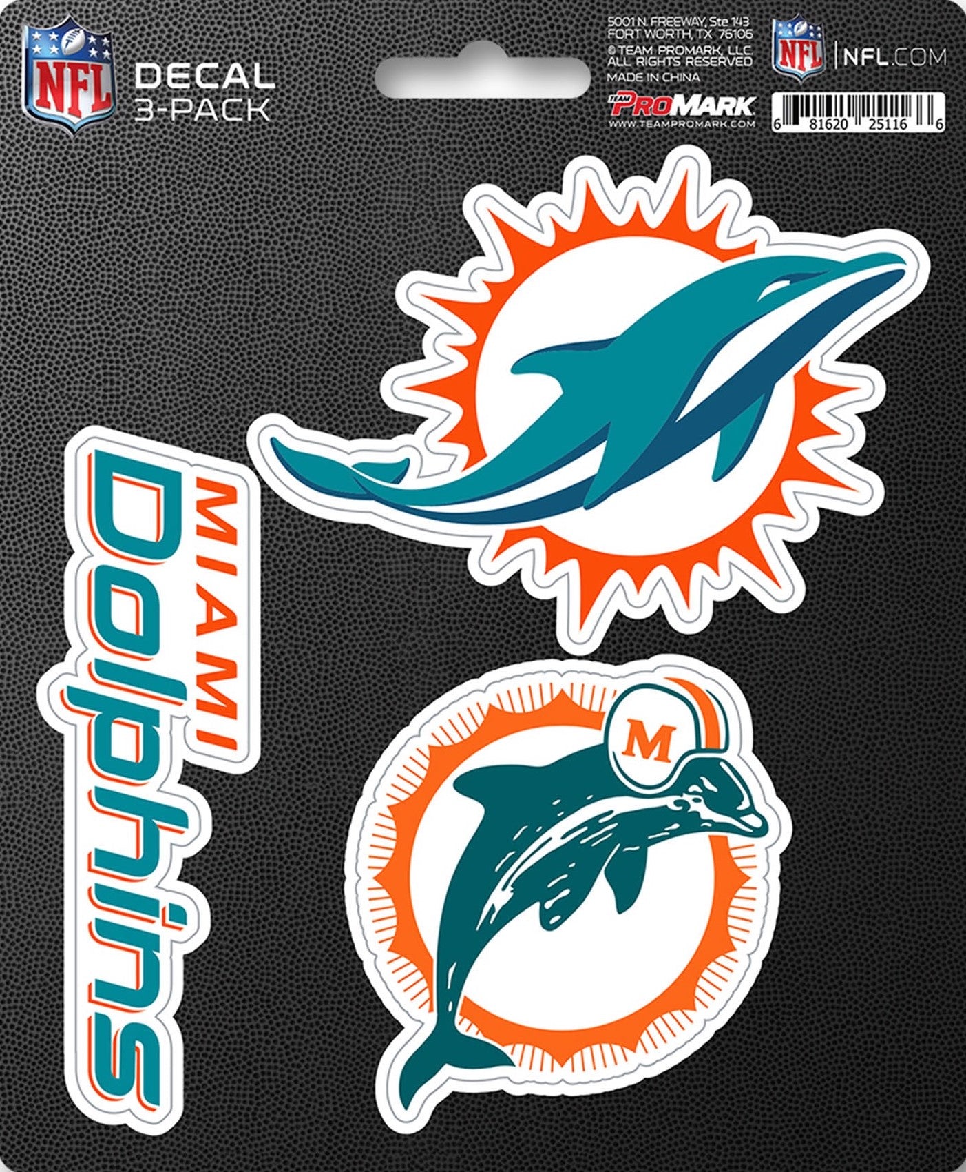 NFL Official Team Sticker Mats - Set of 3 Stickers