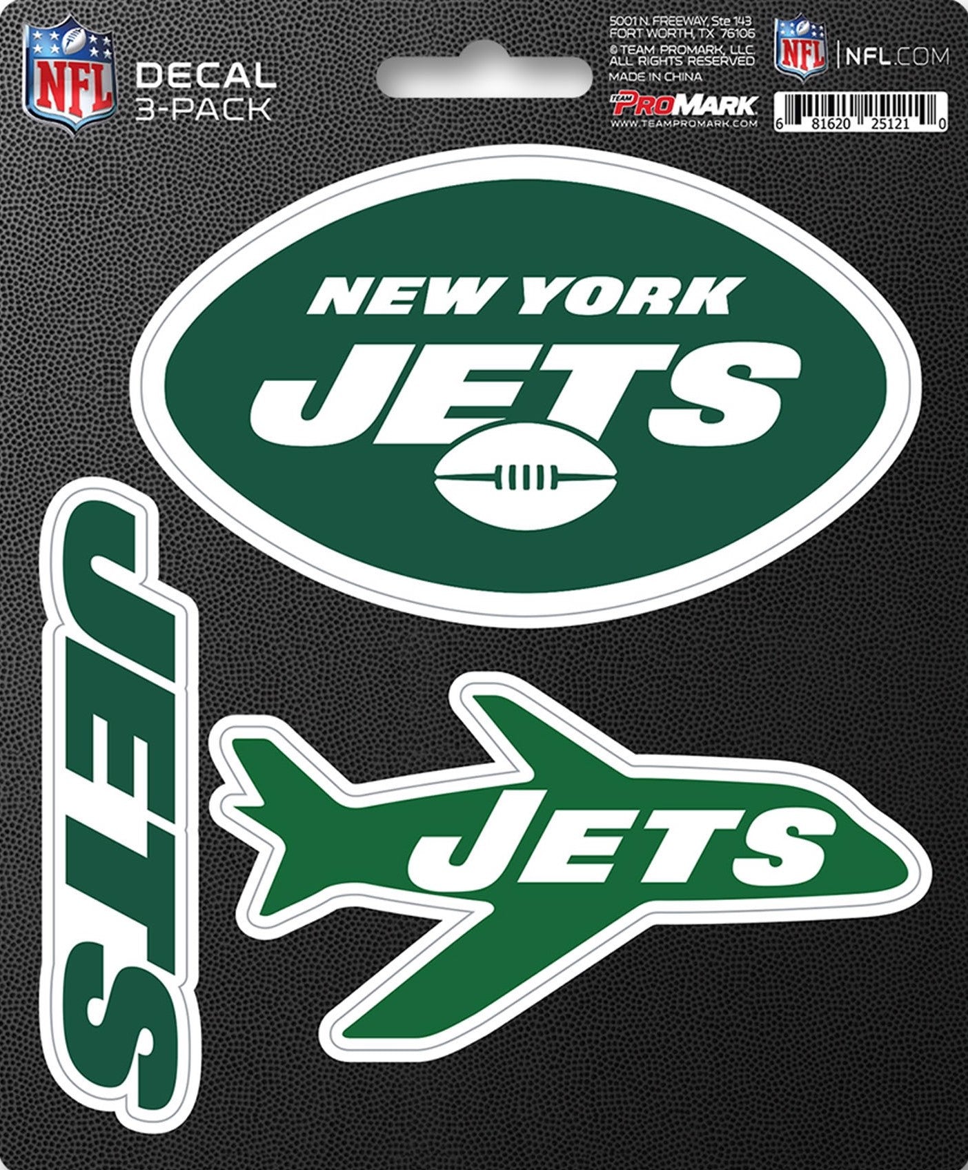 NFL Official Team Sticker Mats - Set of 3 Stickers
