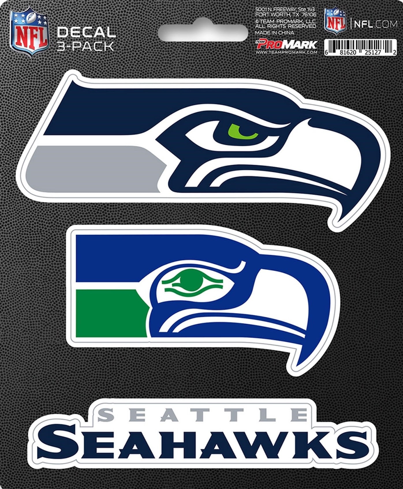 NFL Official Team Sticker Mats - Set of 3 Stickers