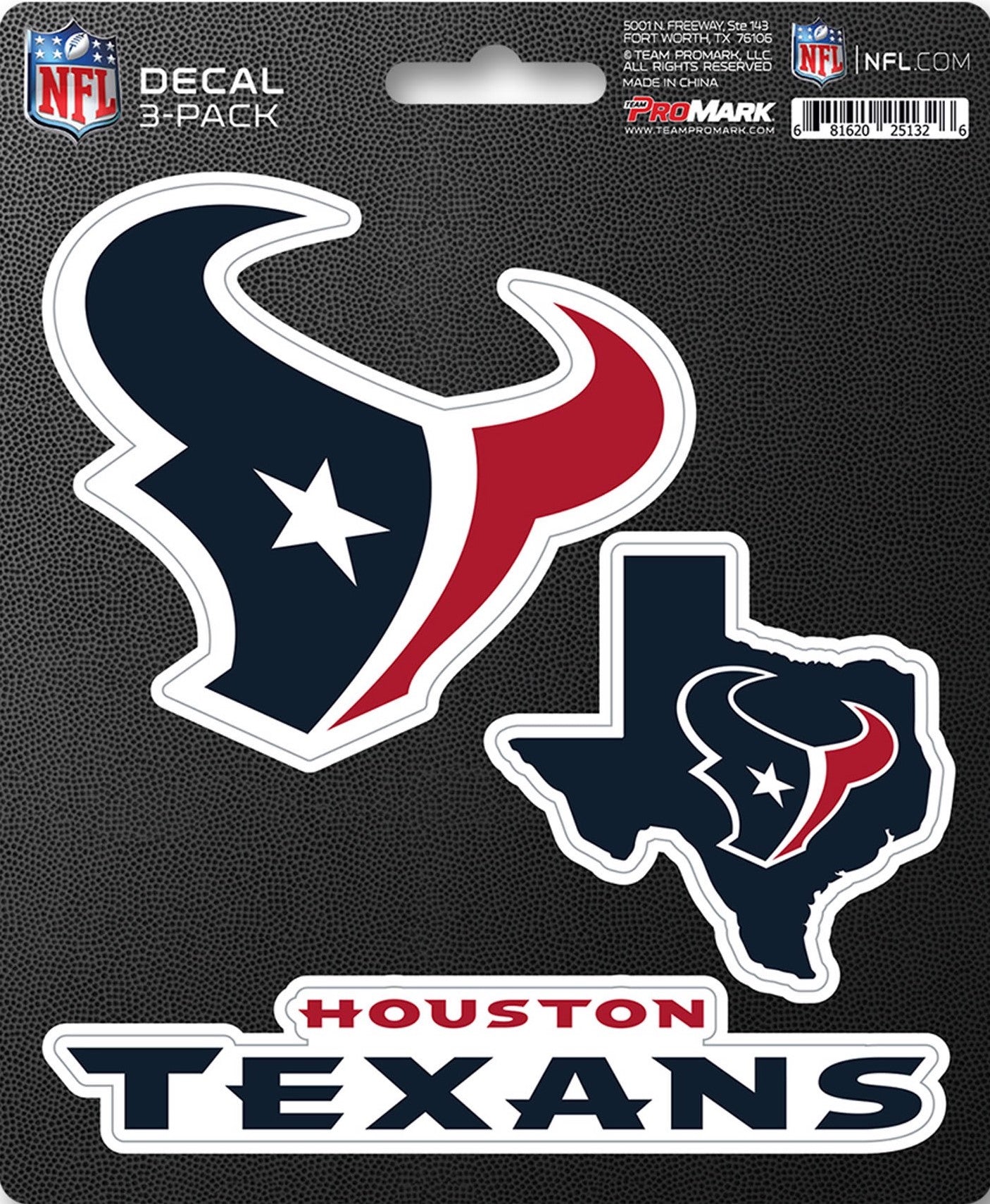 NFL Official Team Sticker Mats - Set of 3 Stickers