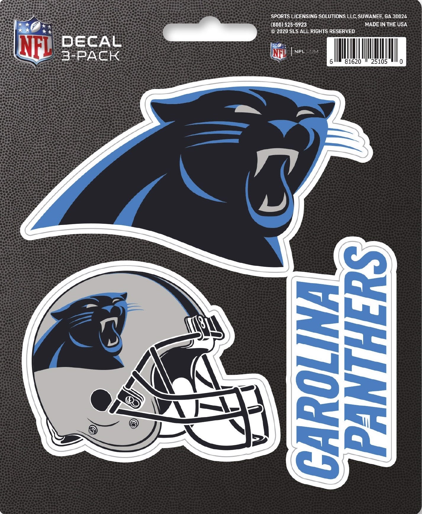 NFL Official Team Sticker Mats - Set of 3 Stickers
