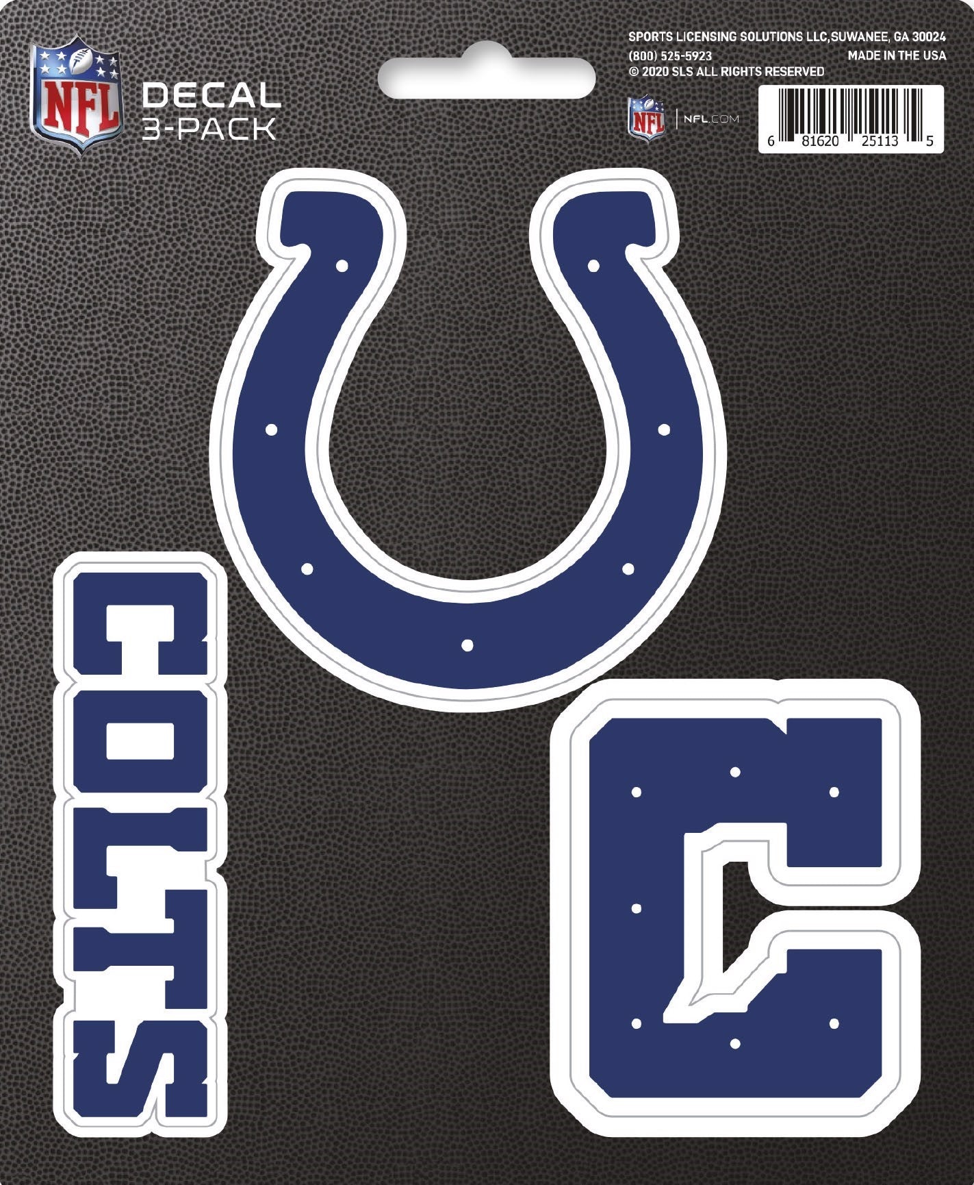 NFL Official Team Sticker Mats - Set of 3 Stickers