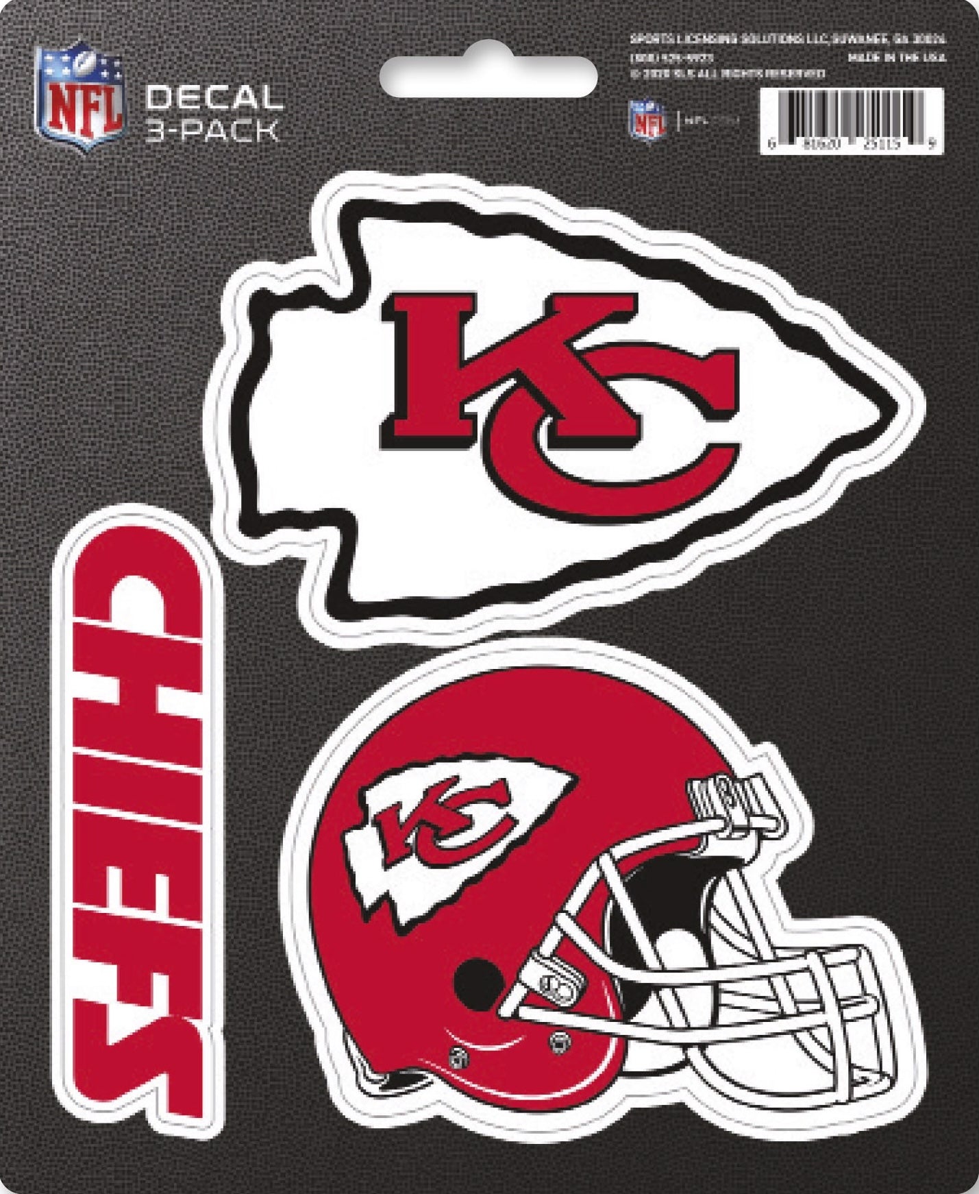 NFL Official Team Sticker Mats - Set of 3 Stickers