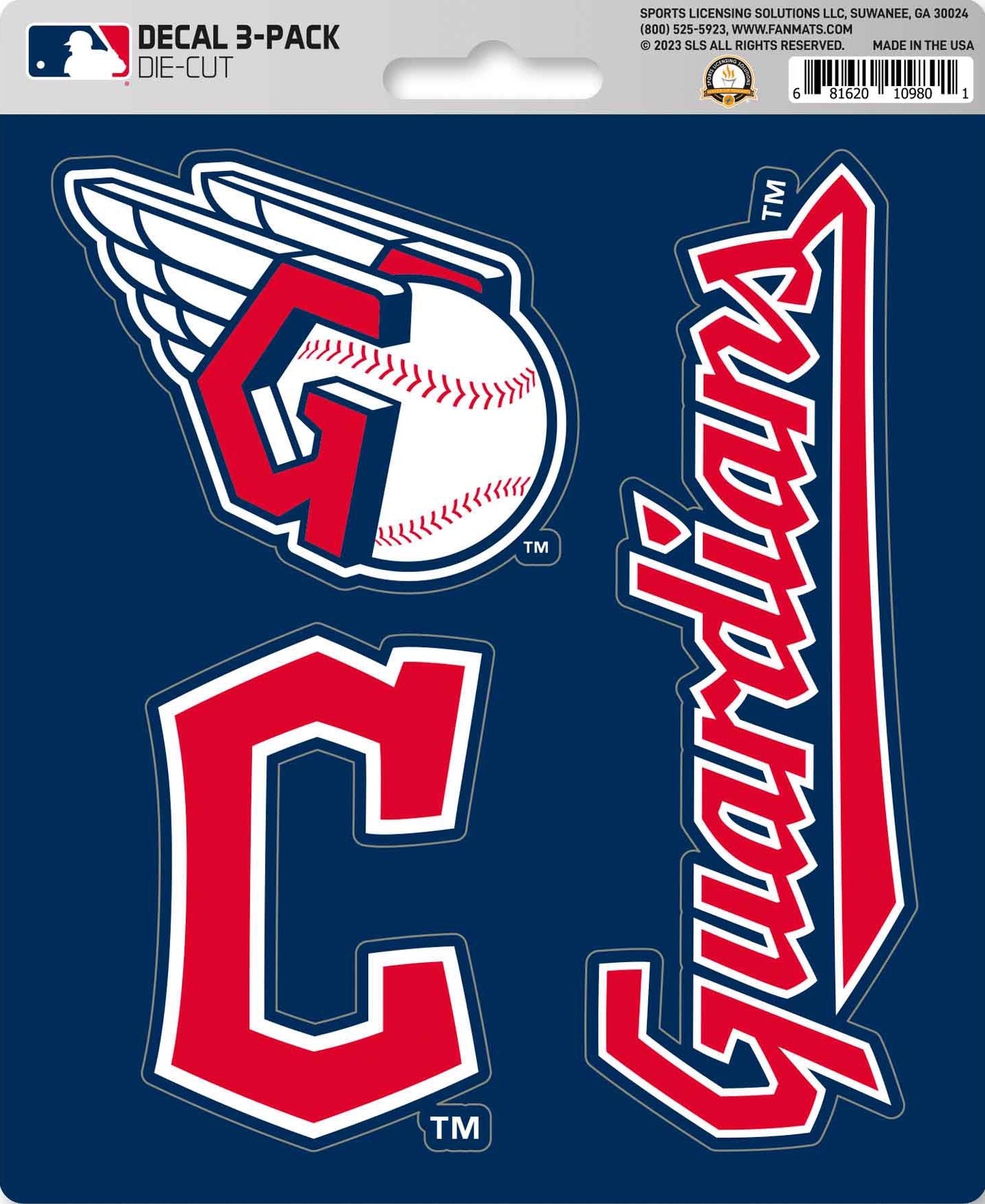 MLB Official Team Sticker Mats - Set of 3 Stickers