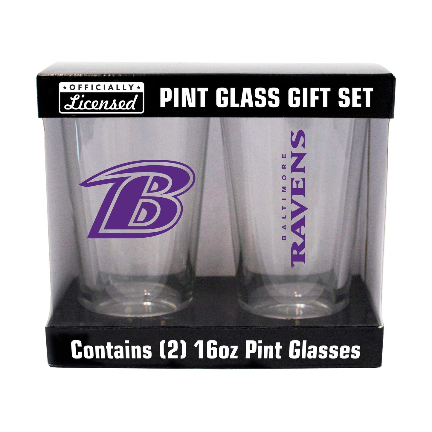 NFL 16oz Gameday Pint Glass 2 Pack