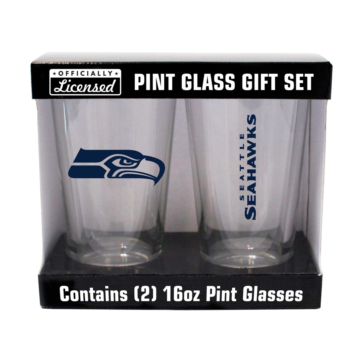 NFL 16oz Gameday Pint Glass 2 Pack