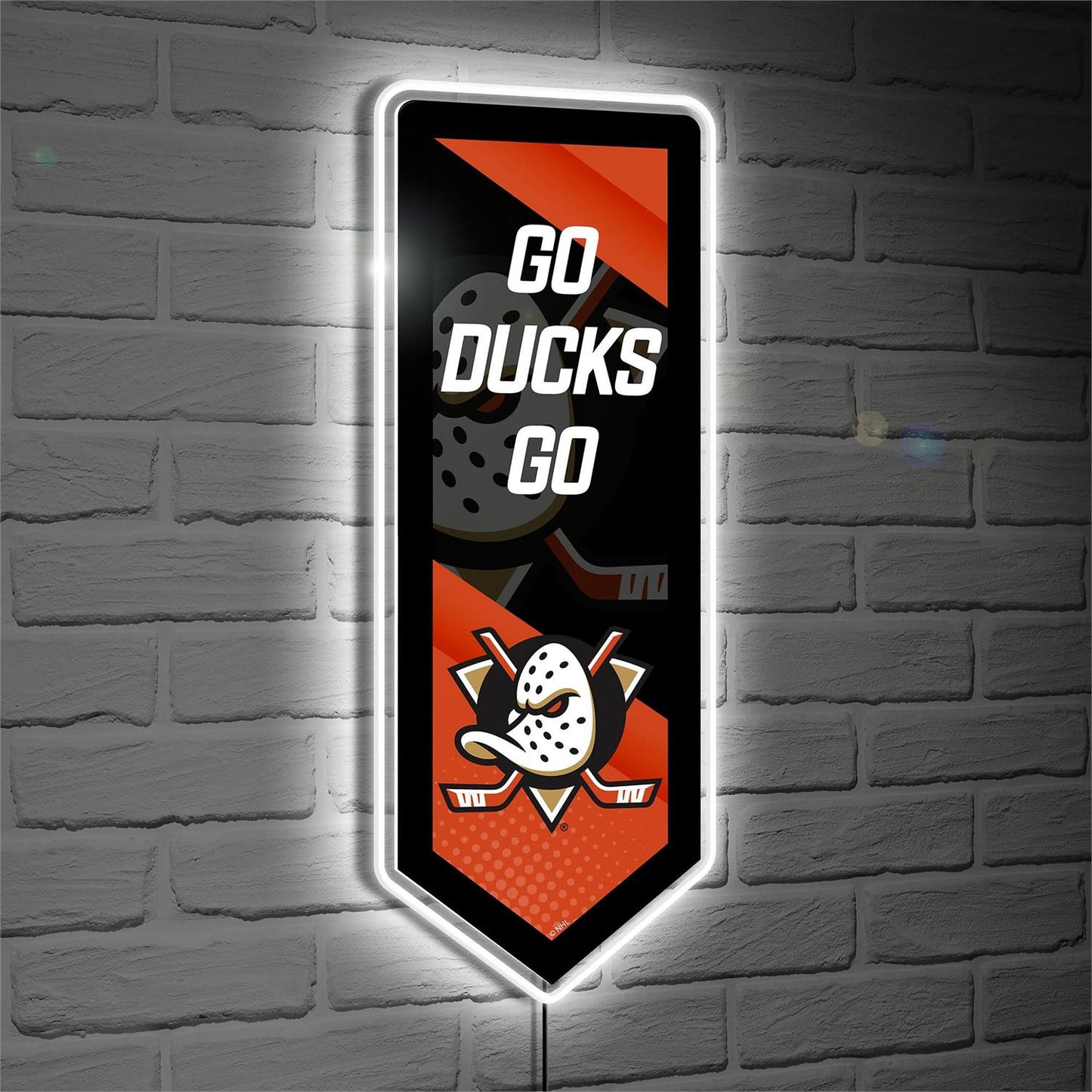 NHL LED Team Pennant Logo Light Sign