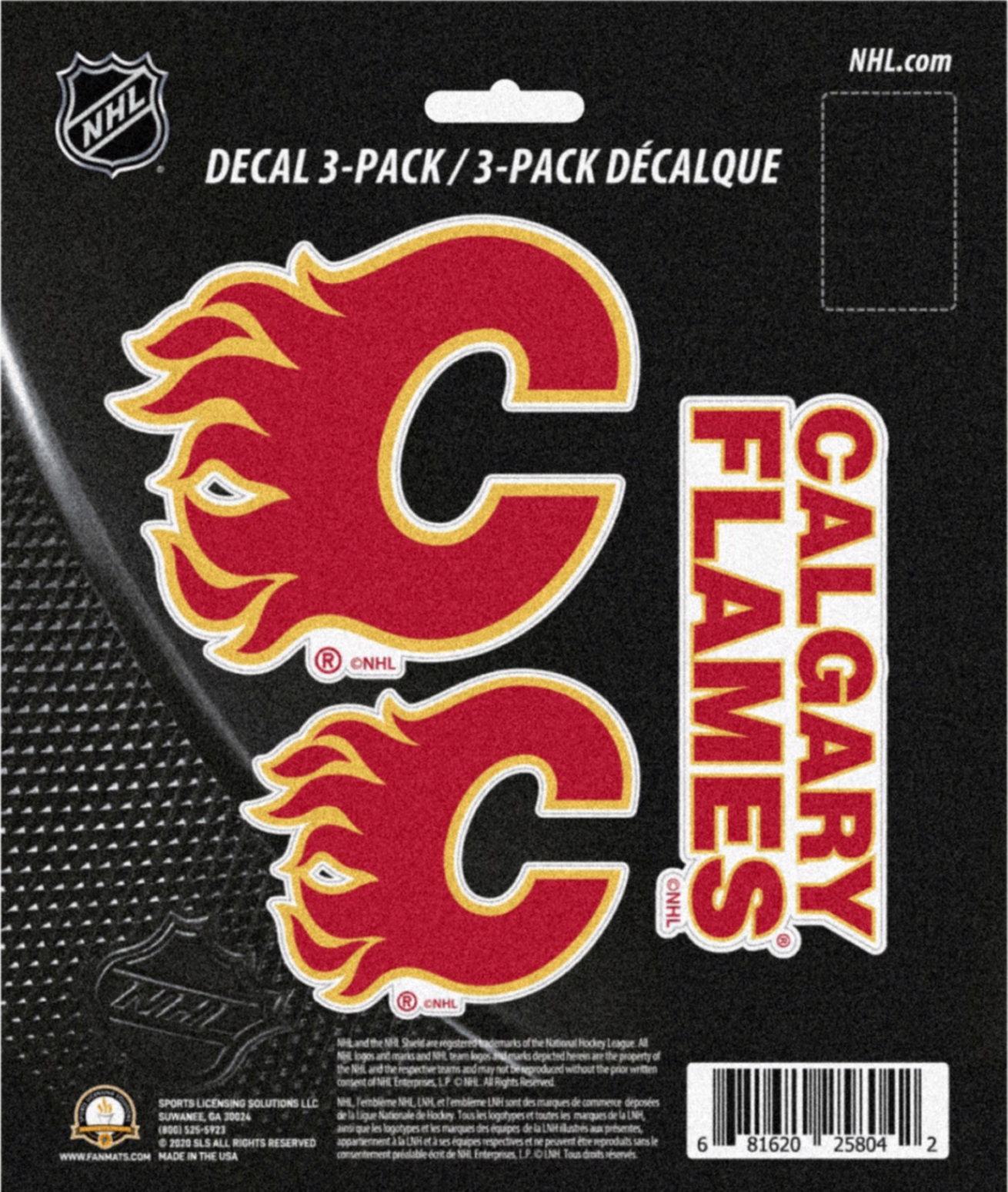 NHL Official Team Sticker Mats - Set of 3 Stickers