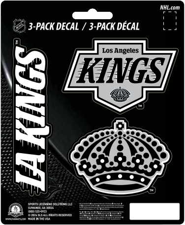 NHL Official Team Sticker Mats - Set of 3 Stickers
