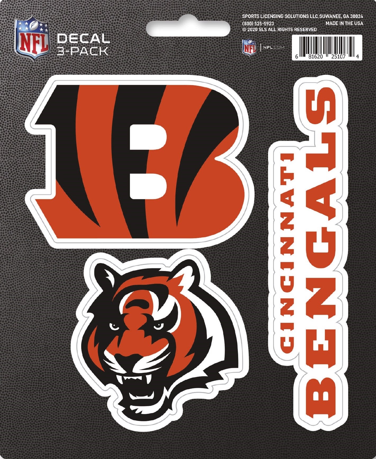 NFL Official Team Sticker Mats - Set of 3 Stickers