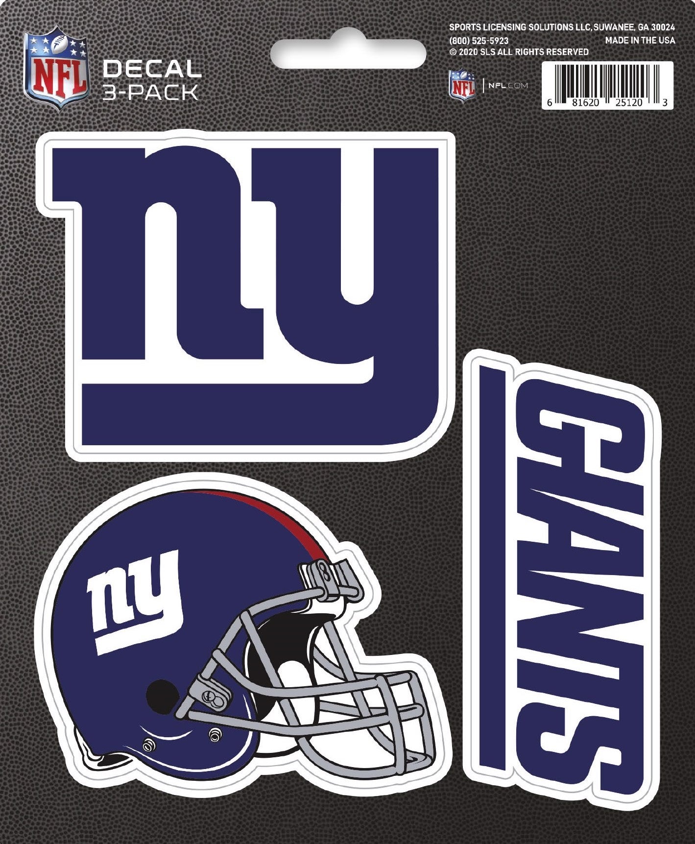 NFL Official Team Sticker Mats - Set of 3 Stickers