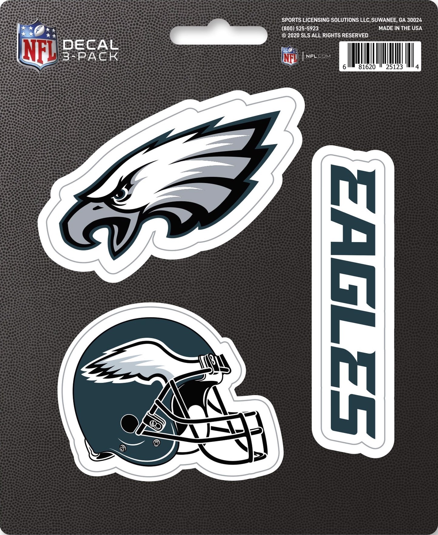 NFL Official Team Sticker Mats - Set of 3 Stickers
