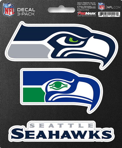 NFL Official Team Sticker Mats - Set of 3 Stickers