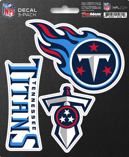 NFL Official Team Sticker Mats - Set of 3 Stickers