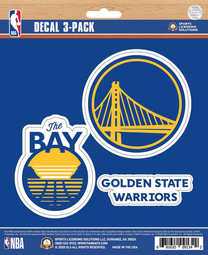 NBA Official Team Sticker Mats - Set of 3 Stickers