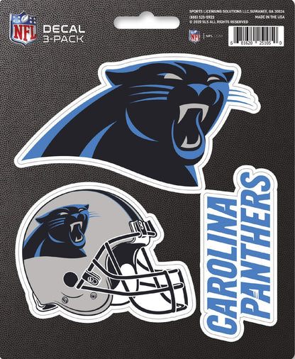 NFL Official Team Sticker Mats - Set of 3 Stickers