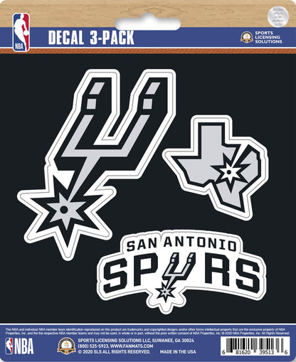 NBA Official Team Sticker Mats - Set of 3 Stickers