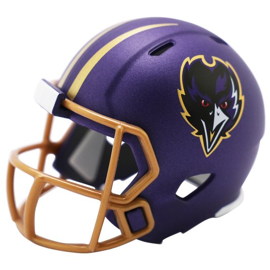Baltimore Ravens (Alt Color) - Riddell Speed Mini NFL Helmet