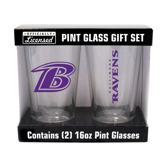 NFL 16oz Gameday Pint Glass 2 Pack