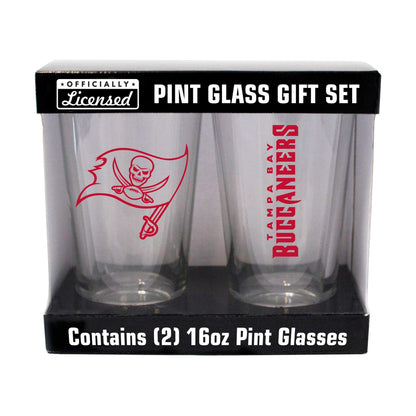 NFL 16oz Gameday Pint Glass 2 Pack