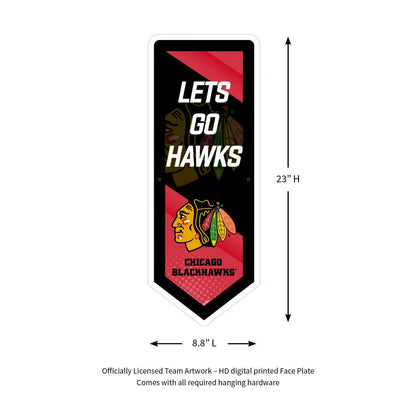 NHL LED Team Pennant Logo Light Sign