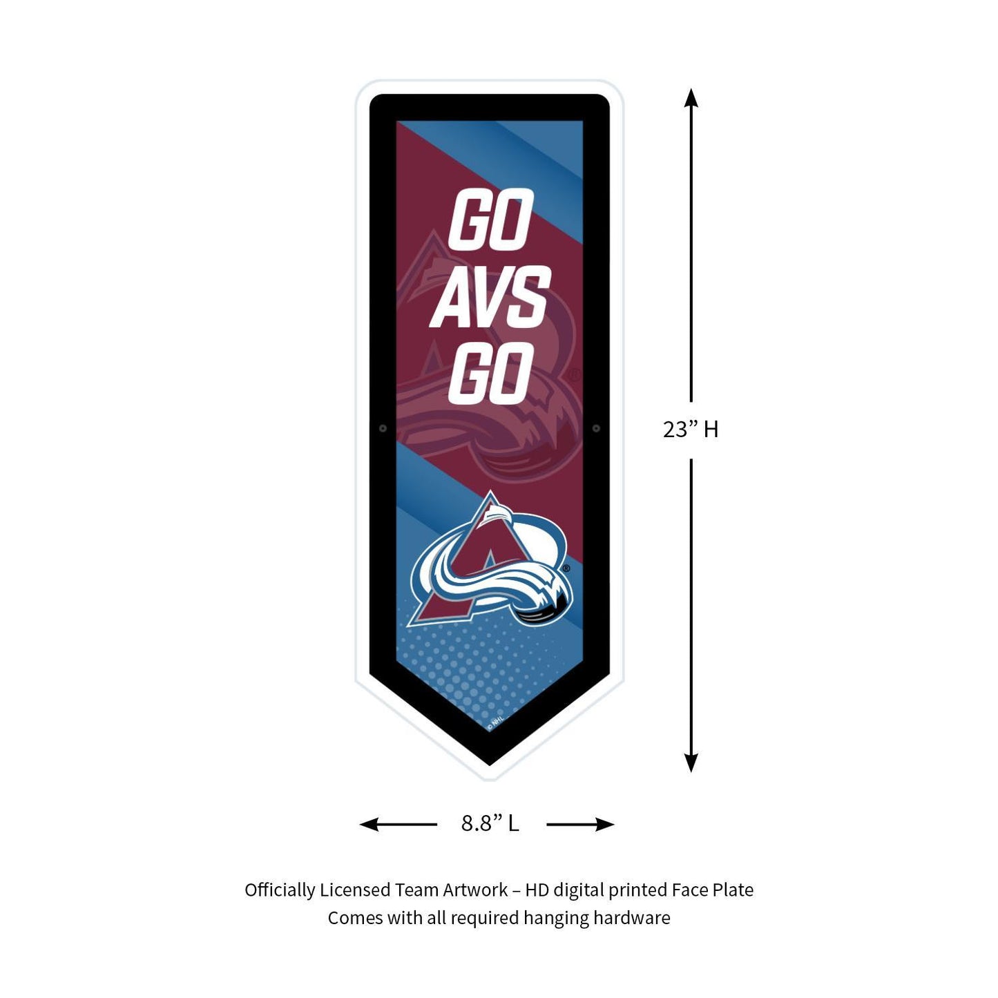 NHL LED Team Pennant Logo Light Sign