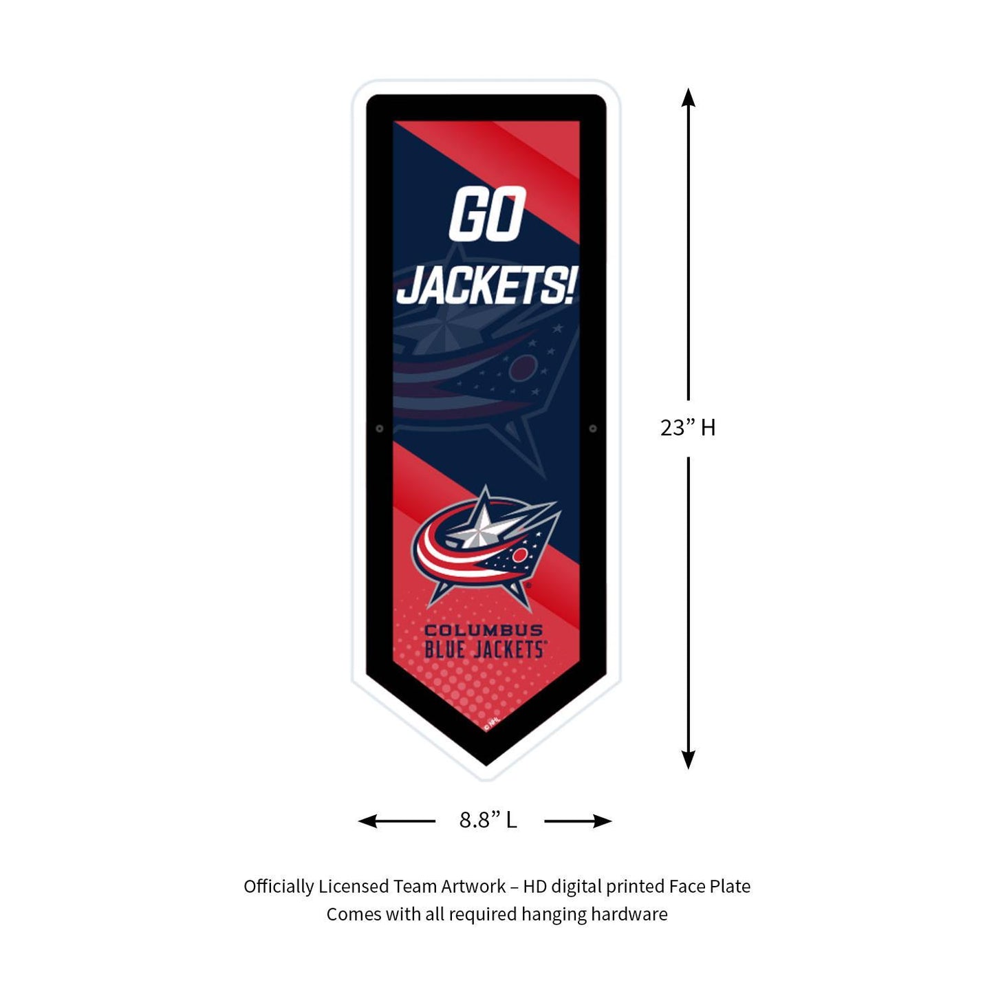 NHL LED Team Pennant Logo Light Sign