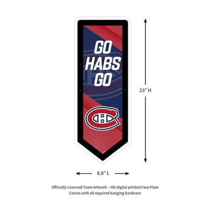 NHL LED Team Pennant Logo Light Sign