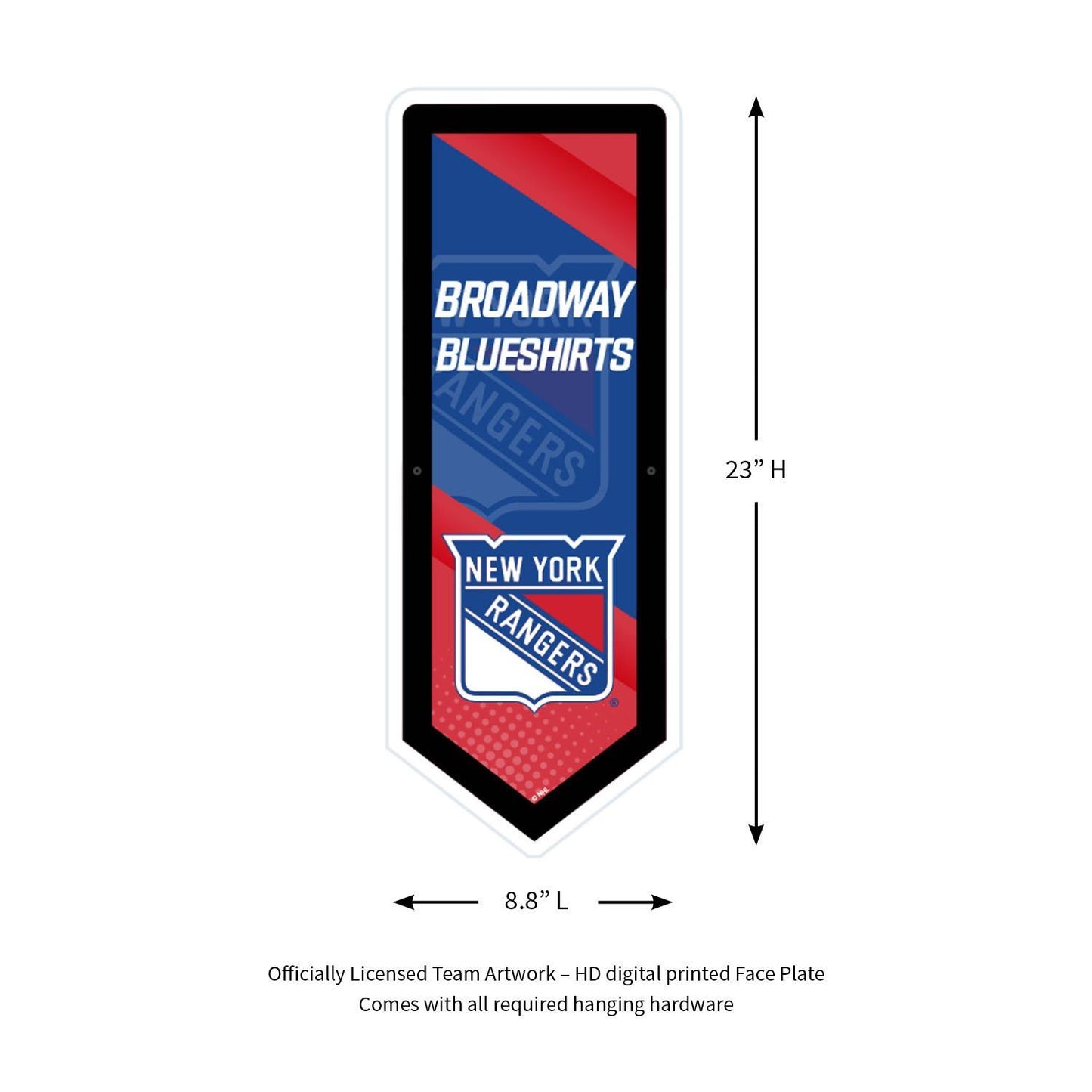 NHL LED Team Pennant Logo Light Sign