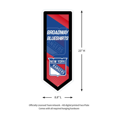NHL LED Team Pennant Logo Light Sign