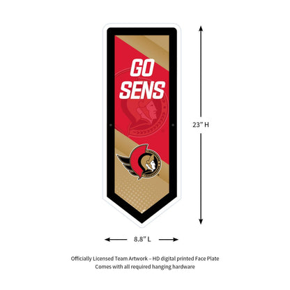 NHL LED Team Pennant Logo Light Sign