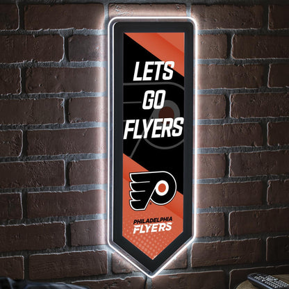 NHL LED Team Pennant Logo Light Sign