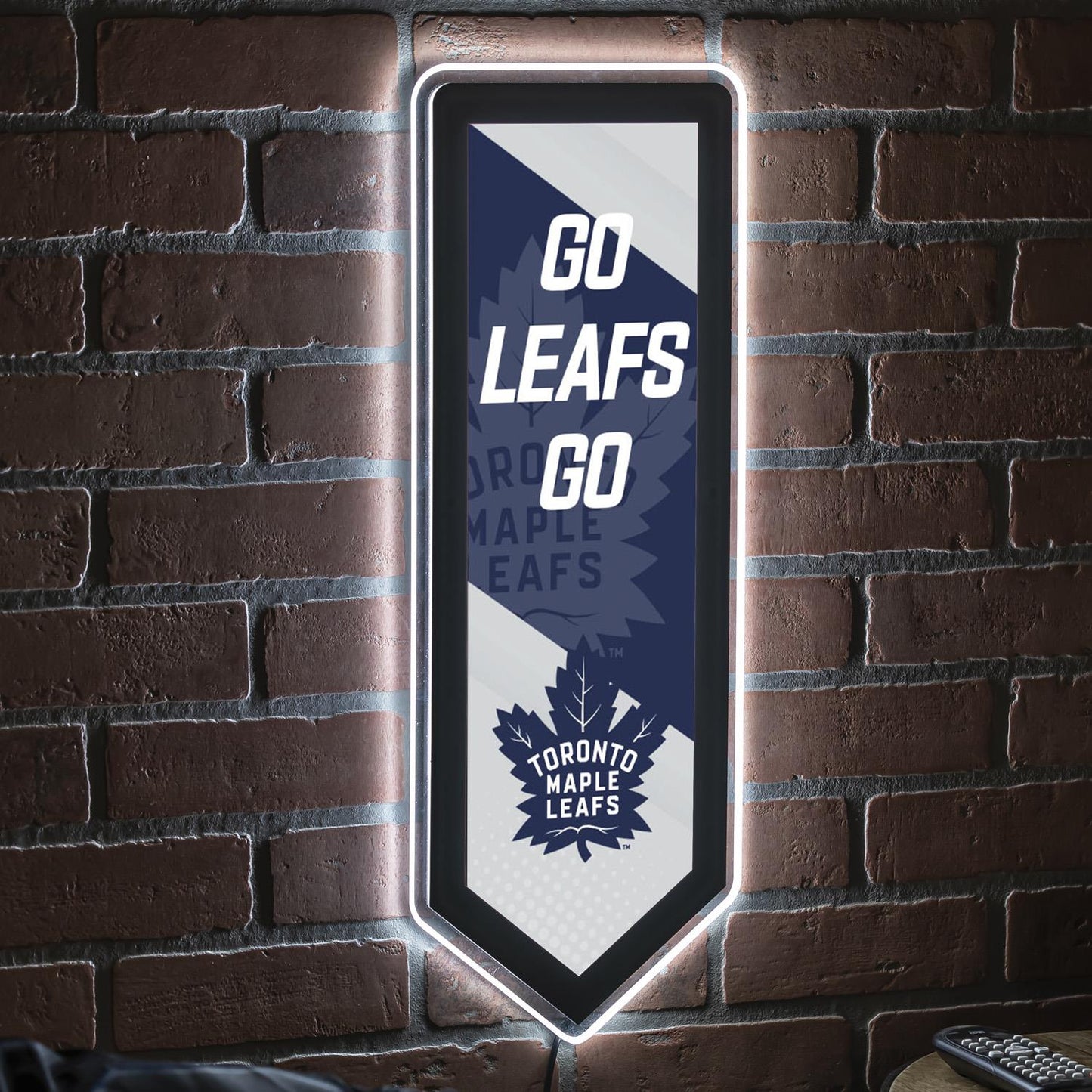 NHL LED Team Pennant Logo Light Sign