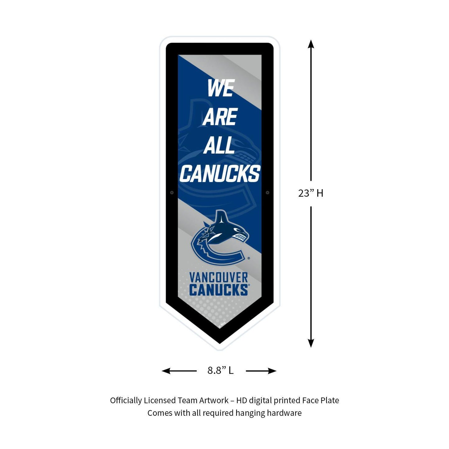 NHL LED Team Pennant Logo Light Sign