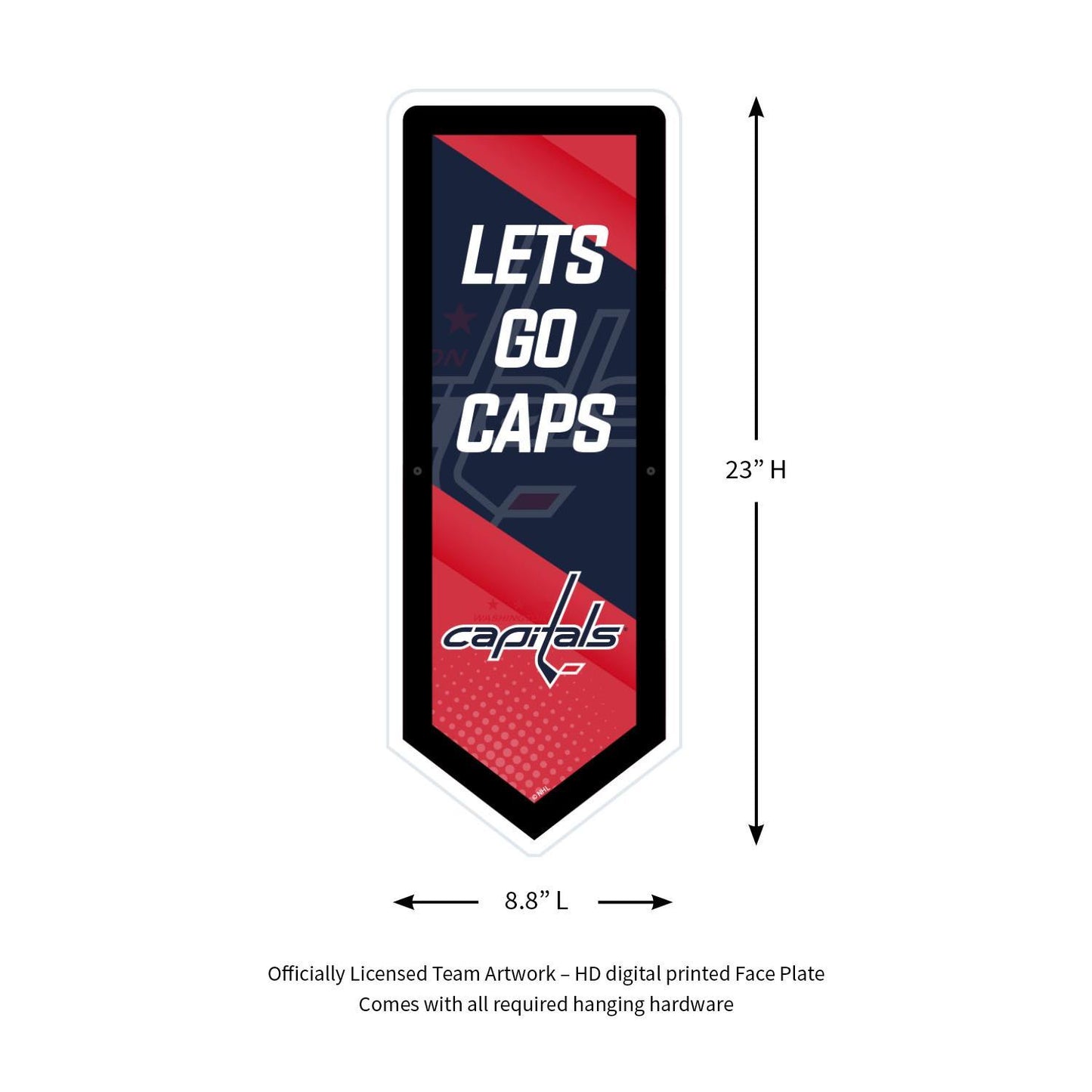 NHL LED Team Pennant Logo Light Sign