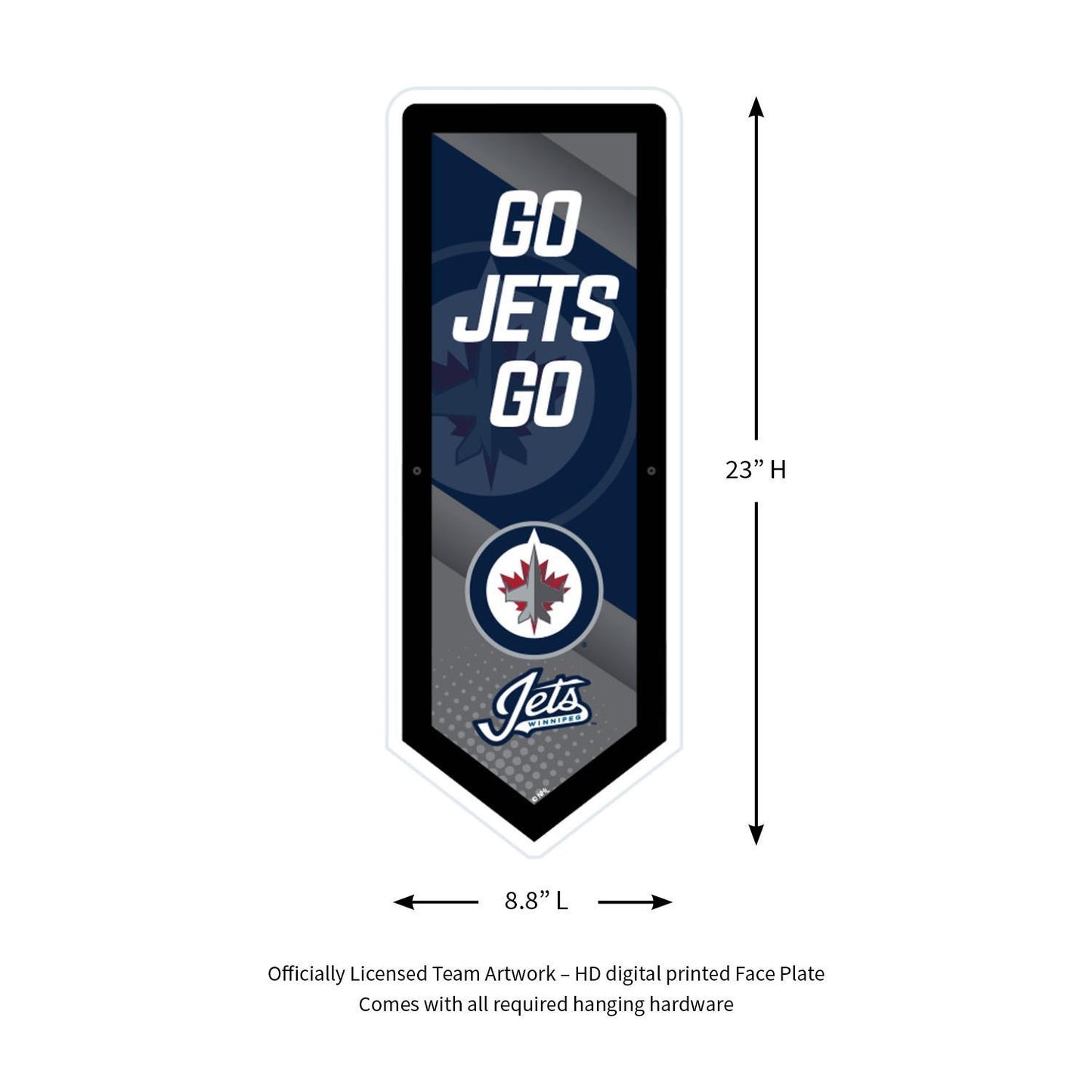 NHL LED Team Pennant Logo Light Sign