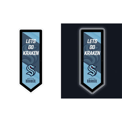 NHL LED Team Pennant Logo Light Sign
