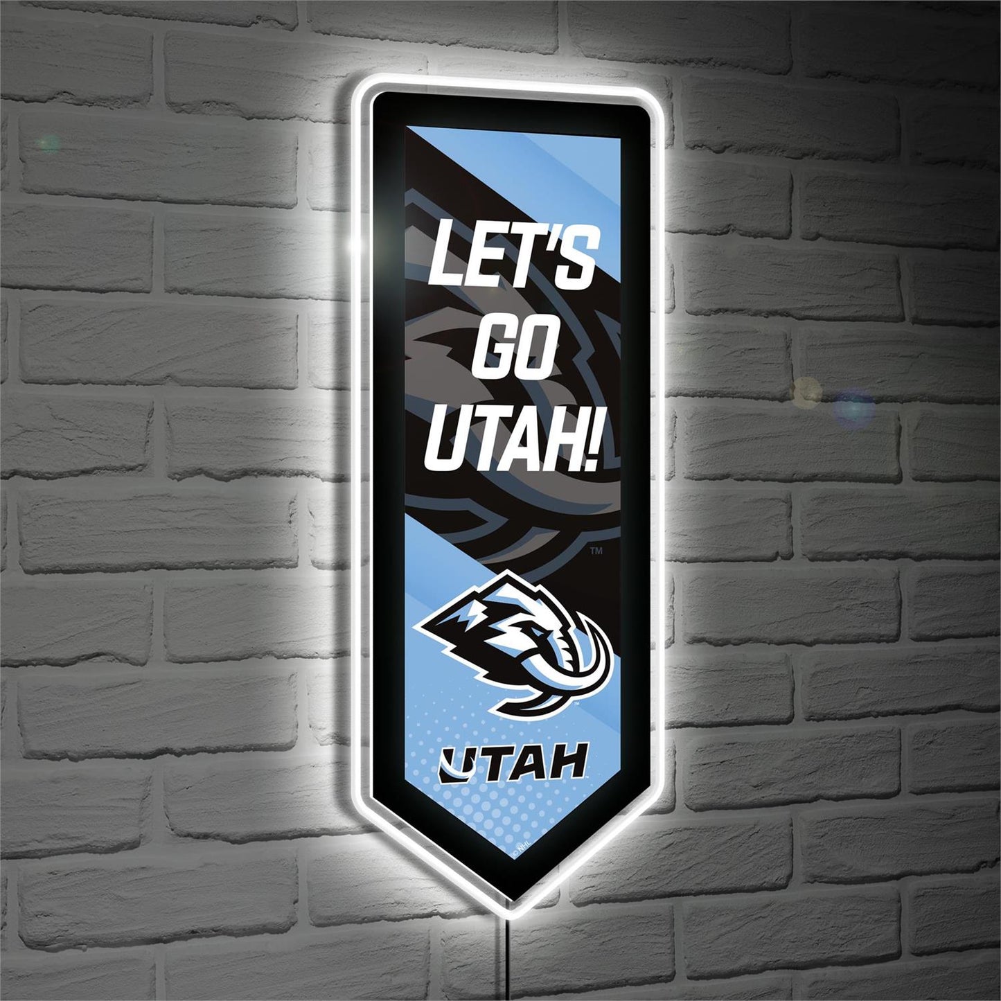 NHL LED Team Pennant Logo Light Sign