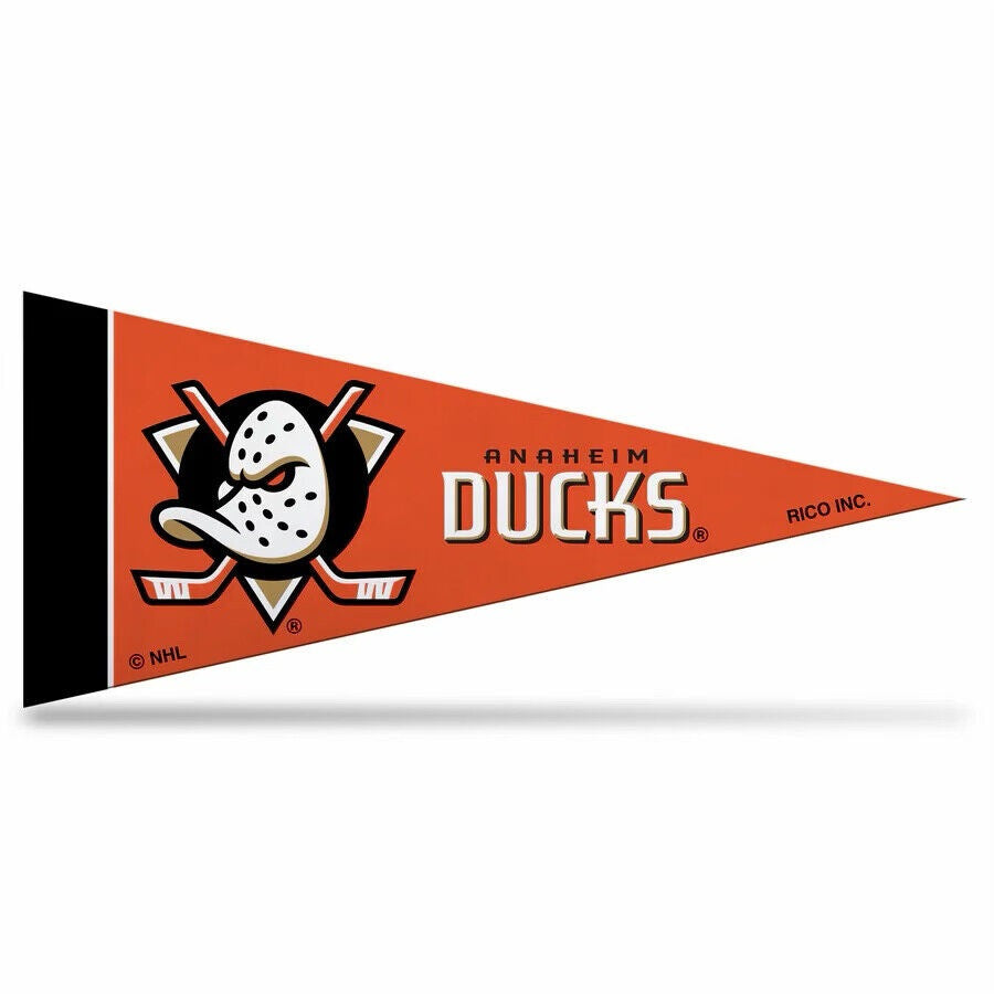 NHL Mini Felt Team Pennants 4"x9"