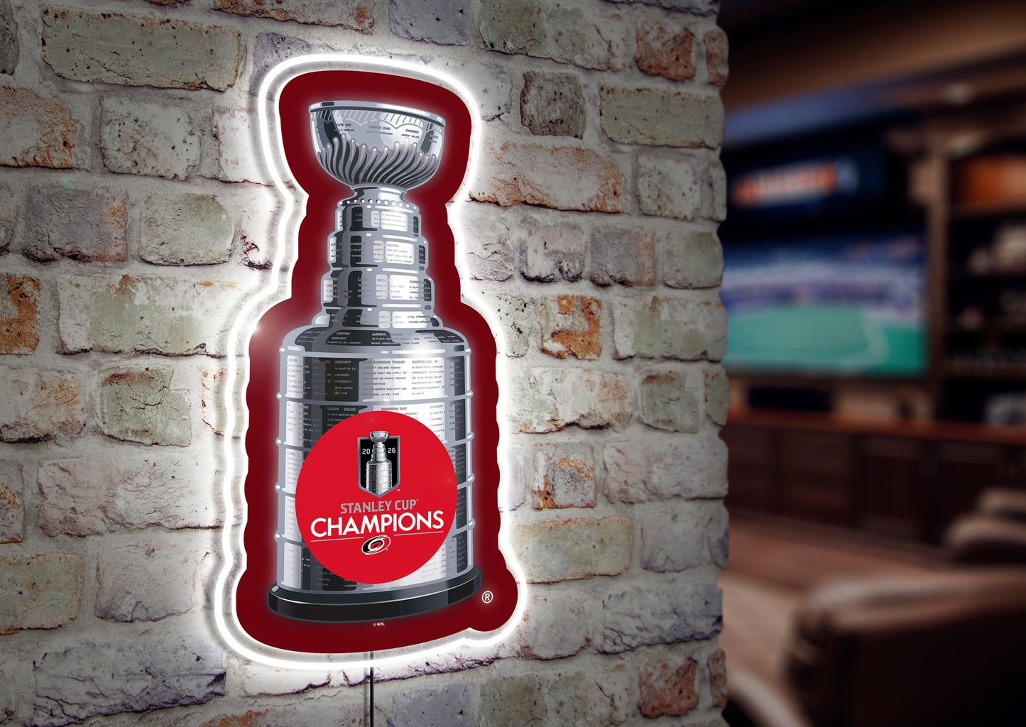 Carolina Hurricanes Stanley Cup LED Sign