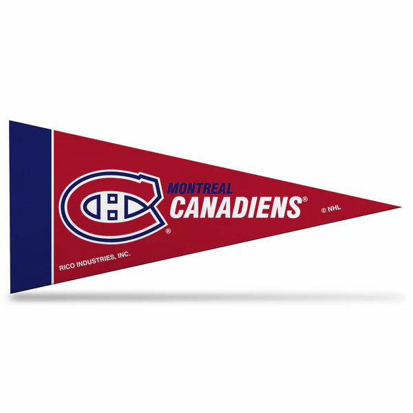 NHL Mini Felt Team Pennants 4"x9"