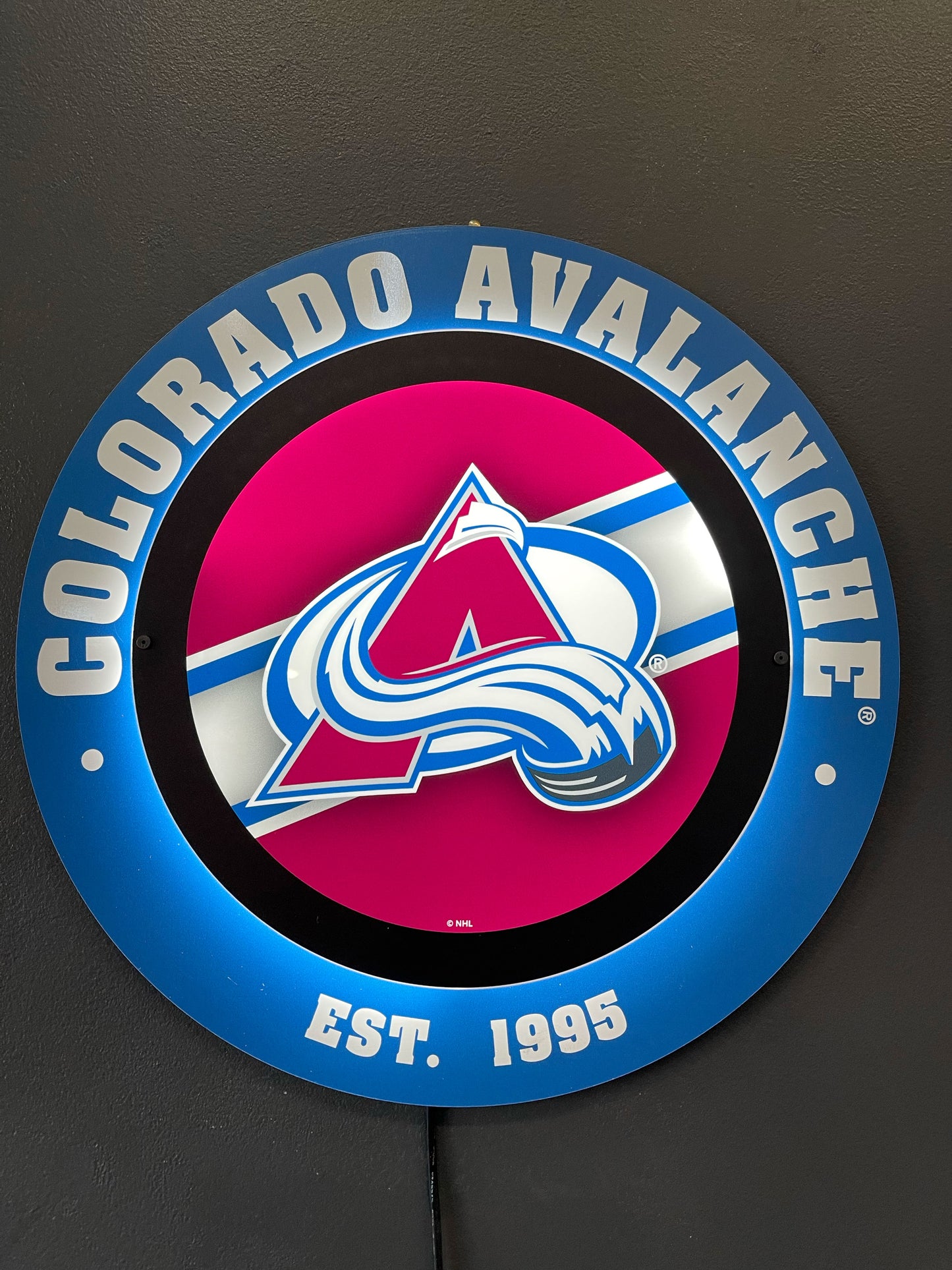 LED Metal Round Logo Sign