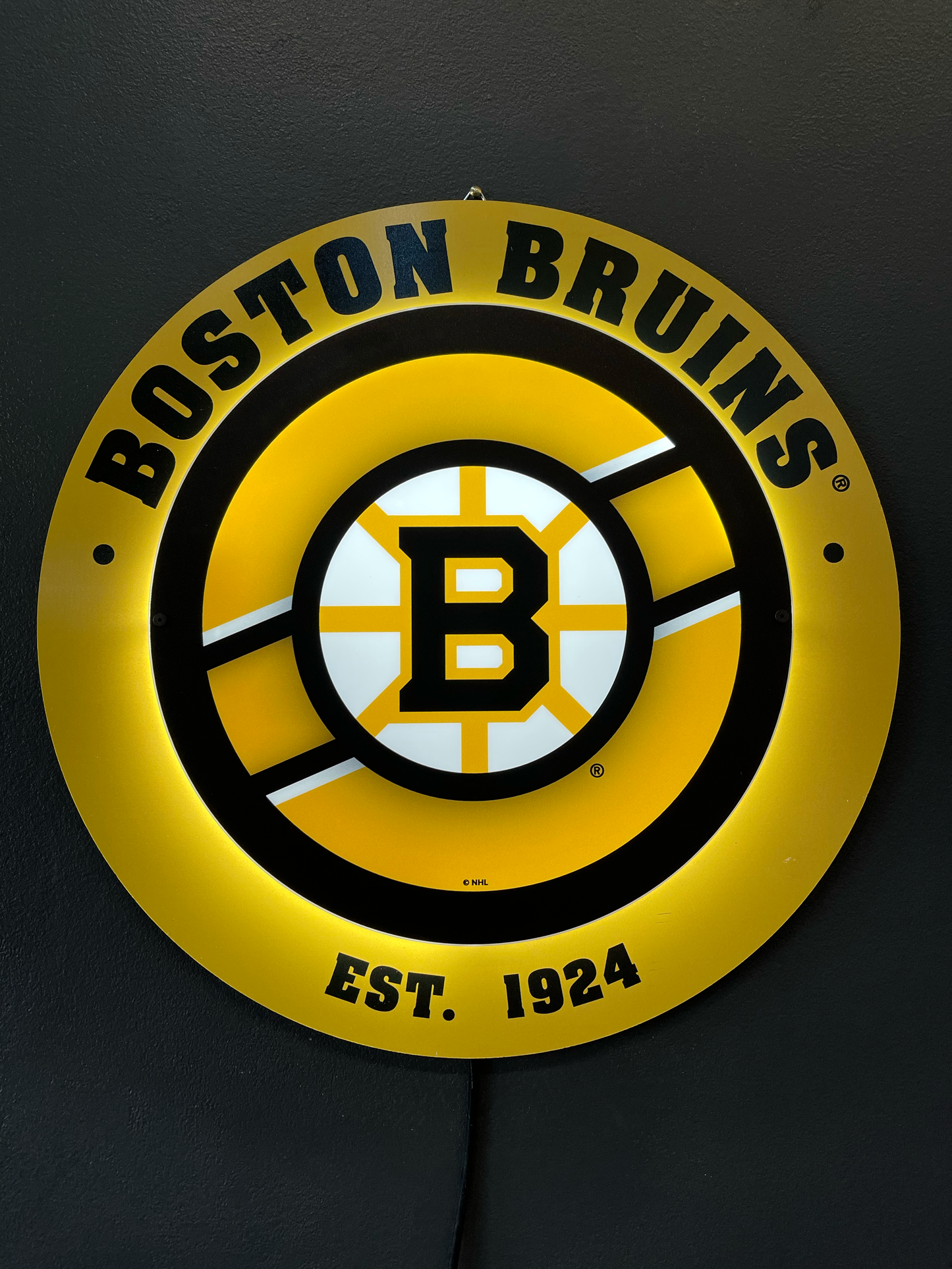 LED Metal Round Logo Sign