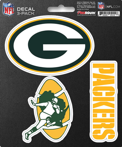 NFL Official Team Sticker Mats - Set of 3 Stickers