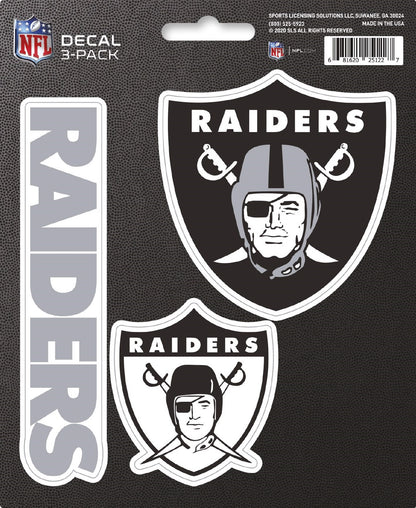 NFL Official Team Sticker Mats - Set of 3 Stickers