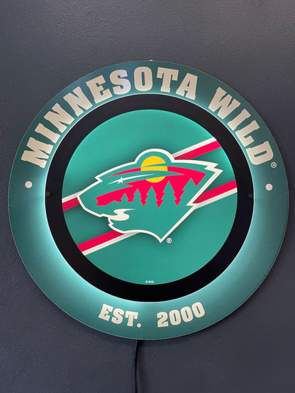 LED Metal Round Logo Sign